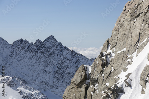 Mountain Top Rock in French Alps