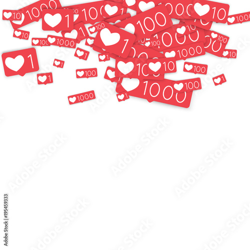 Social media counters.
