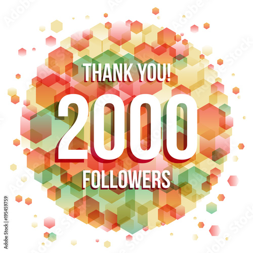 Thank you 2000 followers 