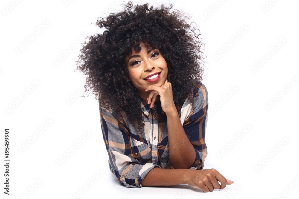 Afro woman Afro woman