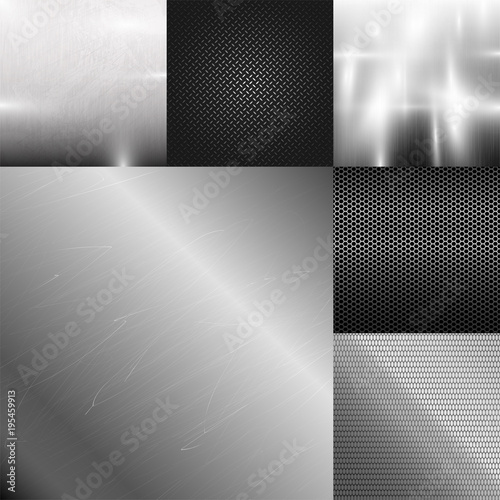 Metal texture pattern background vector metallic illustration background glossy effect