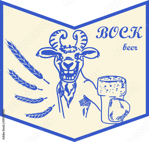 etiket bock bier