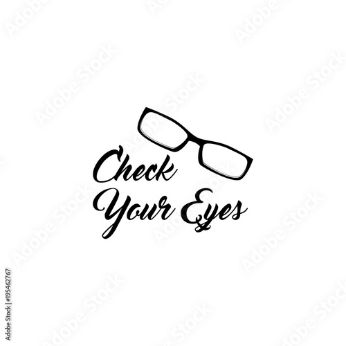 Eyeglasses with diopters icon. Vector illustration.