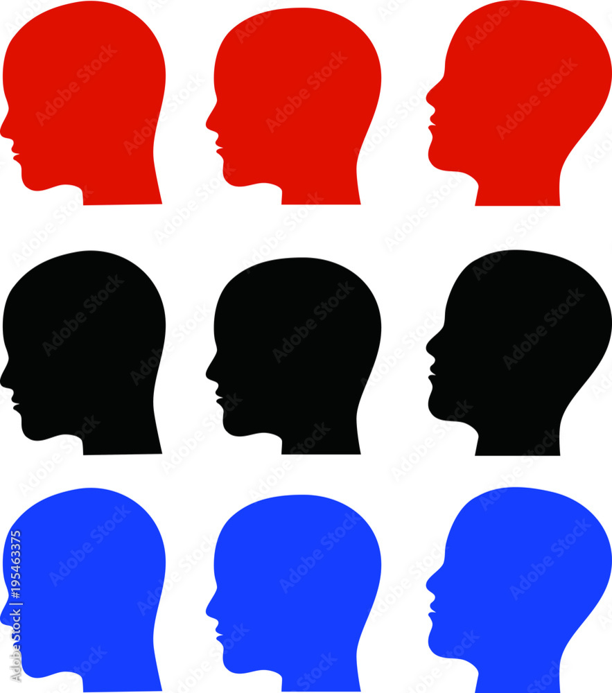 Head silhouette set.eps Head silhouette set.eps