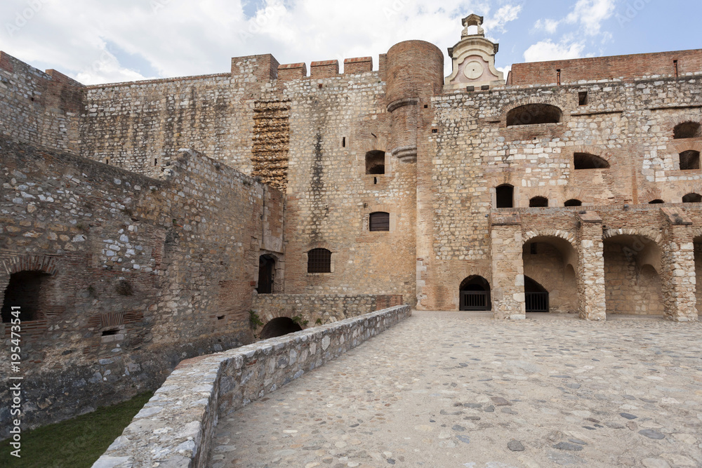 Fort de Salses, catalan fortress, historic monument, Salses, Pyrenees-orientales, Occitanie.France.