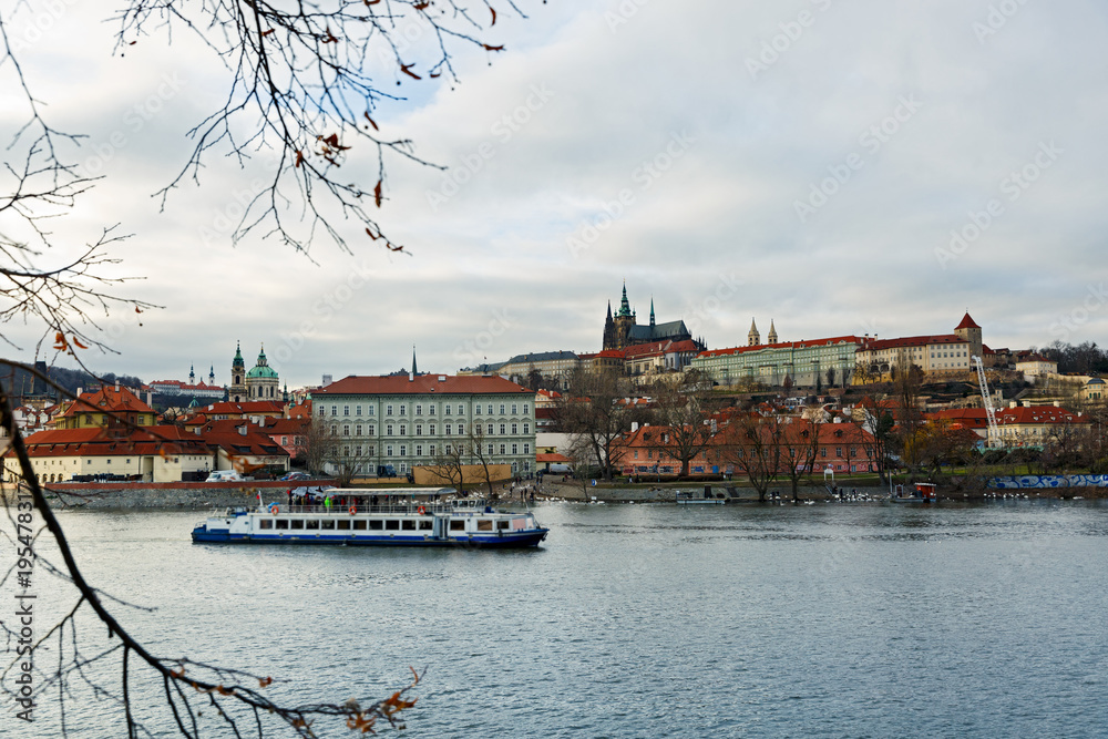  Prague Castle and Vltava river