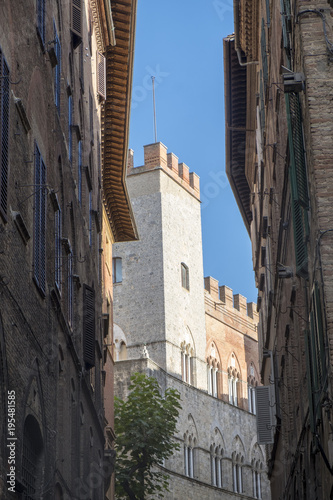 Siena  Italy  historic buildings