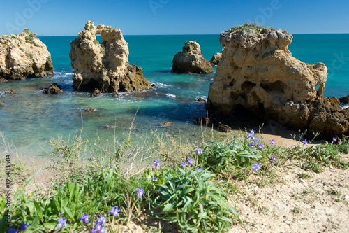 Praia dos Arrifes , beach in Portugal photo