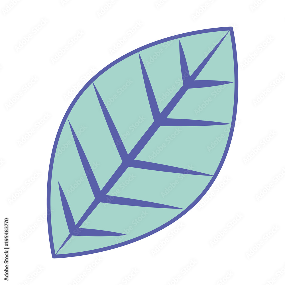 green leaf natural foliage icon vector illustration green pastel image green leaf natural foliage icon vector illustration green pastel image