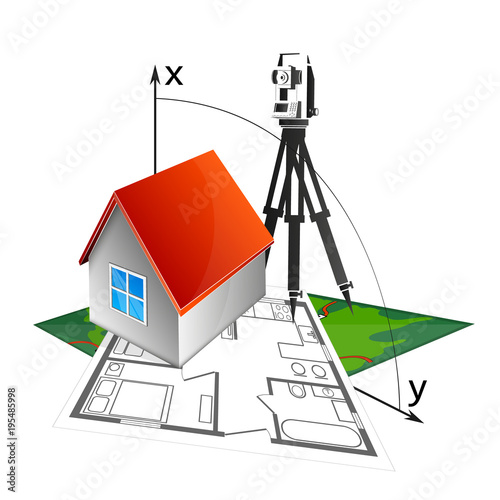 House project and geodesy