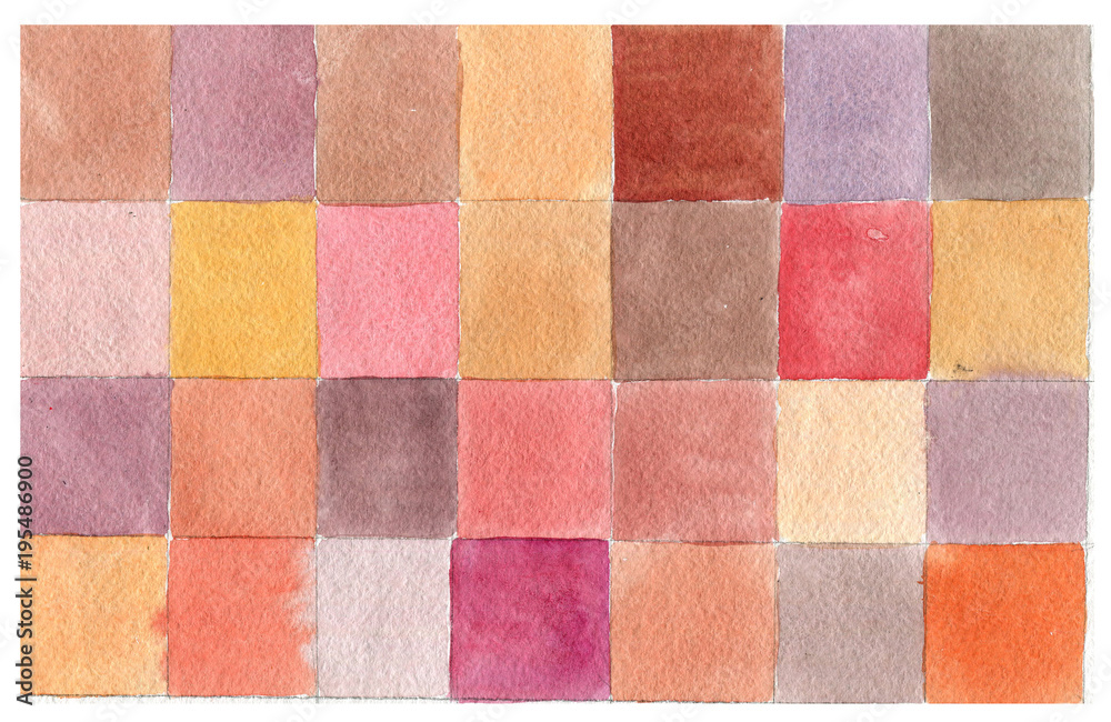 watercolor background, texture, squares
