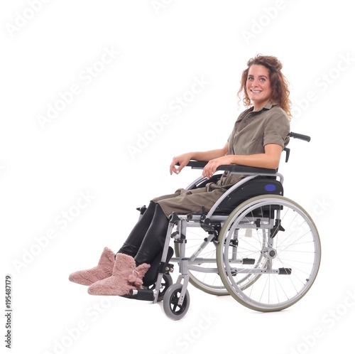 Young woman in a wheel chair © Djomas