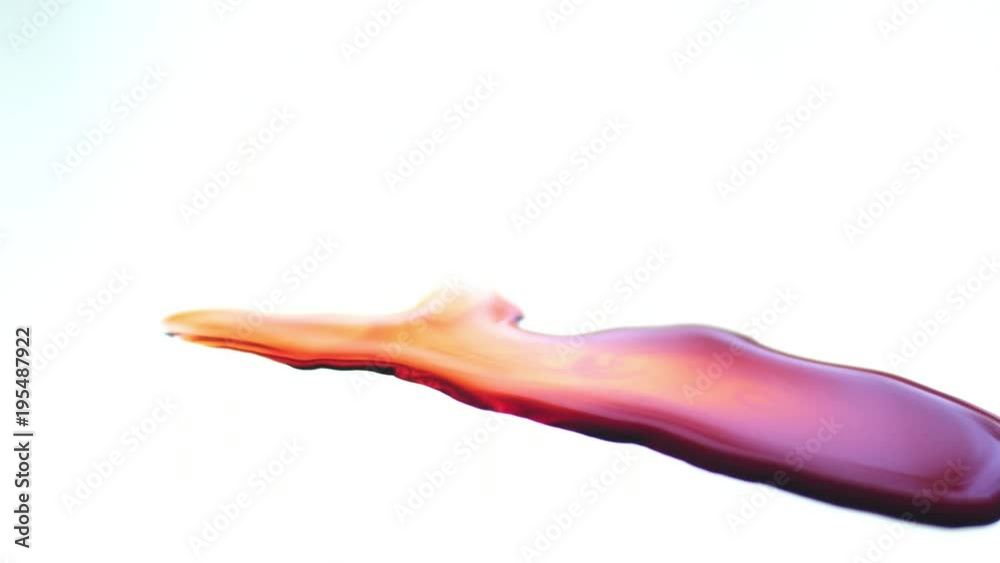 Blood sample on a white board, syringe pouring the blood cells on a white board for test. 4K video. Blood splatter analyst Blood sample on a white board, syringe pouring the blood cells on a white board for test. 4K video. Blood splatter analyst