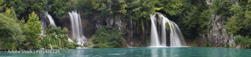 Fototapeta Naklejka Na Ścianę i Meble -  Landscape image of the Plitvice Lakes national park