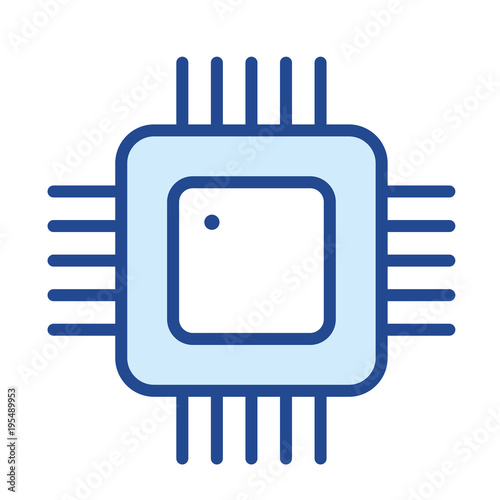 Prozessor Vector Icon