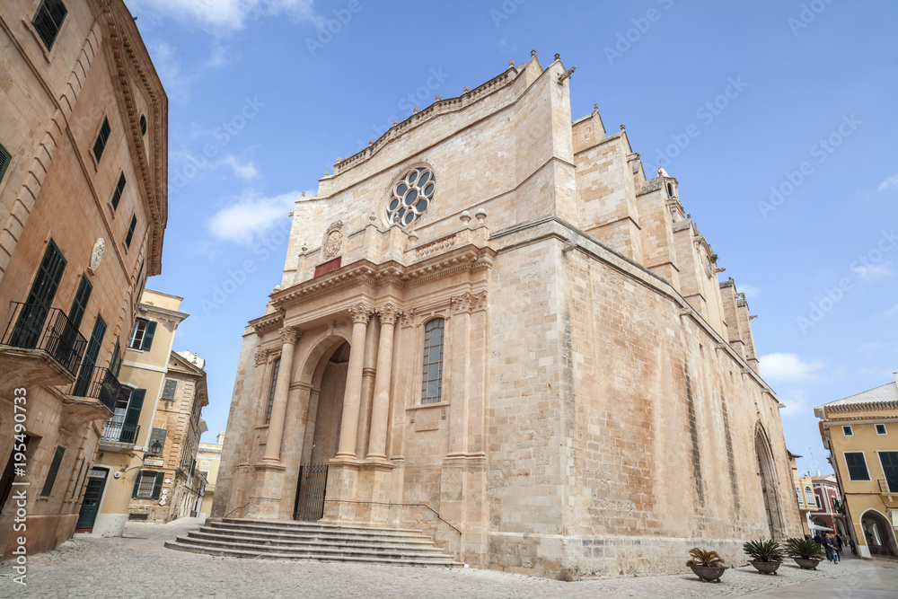 Cathedral of Ciutadella, Menorca,Balearic Islands,Spain.