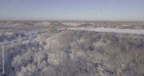 Wallpaper Mural 4K Flying Above Snow Covered Trees 22 Torontodigital.ca