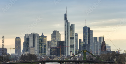 cityscape of Frankfurt am Main city  Germany