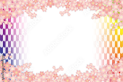 #Background #wallpaper #Vector #Illustration #design #Image #Japan #china #Asia #free_size #背景 #壁紙 #ベクター #イラスト #無料素材 #バックグラウンド #フリー素材 #和風素材 #日本 祝賀行事,成人式,桜の花,春,入学式,卒業式,年賀状,テンプレート,正月,和風,矢羽根,矢絣柄,コピースペース,
