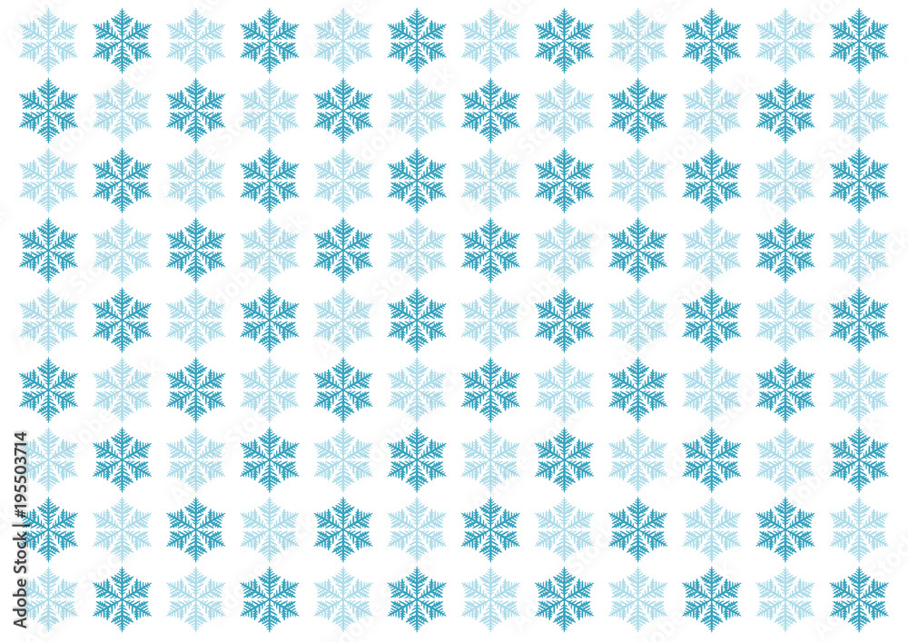 雪の結晶の模様イラスト 雪の結晶の模様イラスト