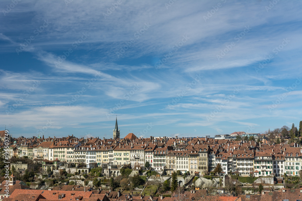 Fototapeta premium Panorama Stadt Bern