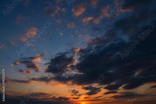sunset sky landscape background