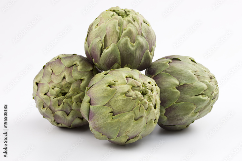 Alcachofas agrupadas Alcachofas agrupadas