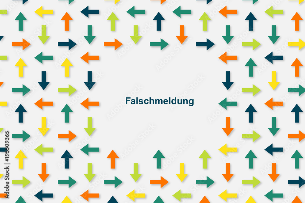 Wallpaper Pfeile - Falschmeldung Wallpaper Pfeile - Falschmeldung