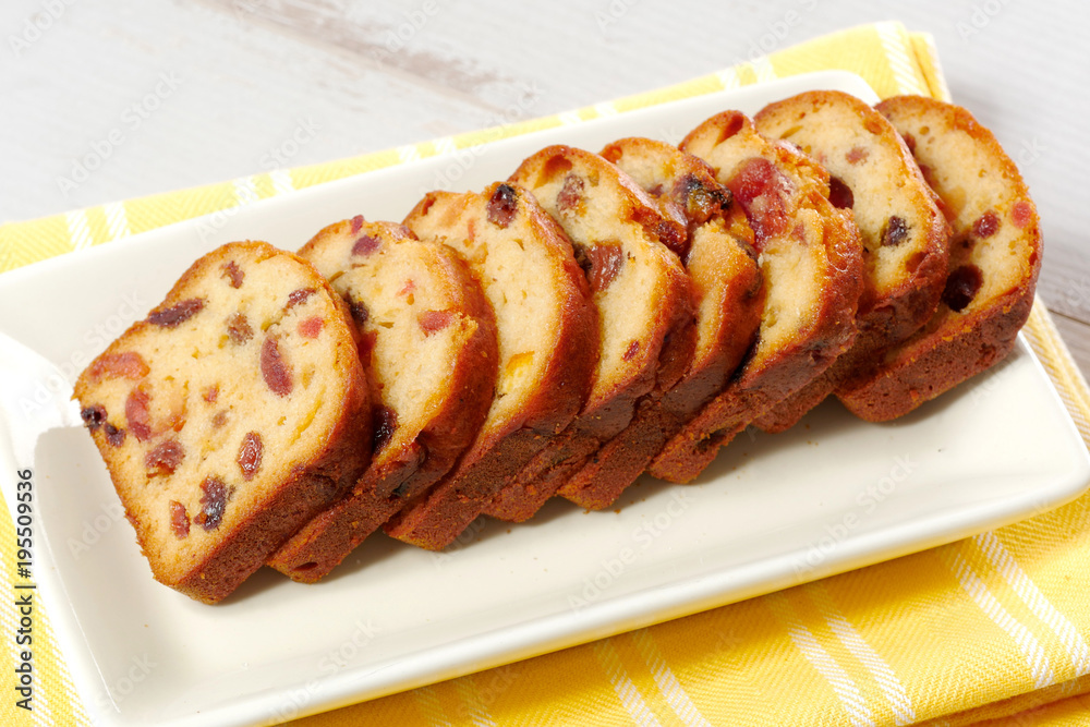Fotografija delicious dried fruit cake