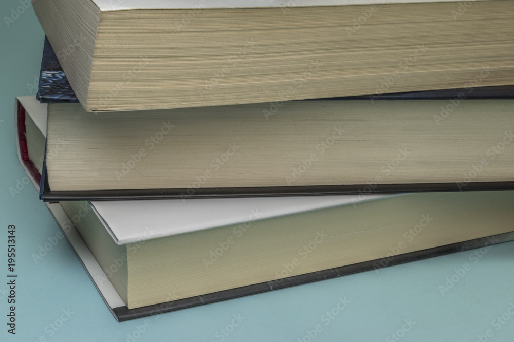 Fototapeta premium Three stacked books