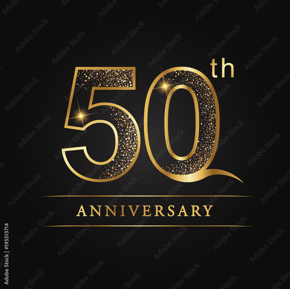 anniversary,aniversary, fifty years anniversary celebration logotype ...