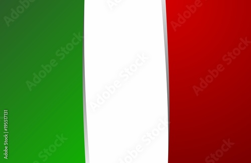 Creative Abstract Flag of Italy Background