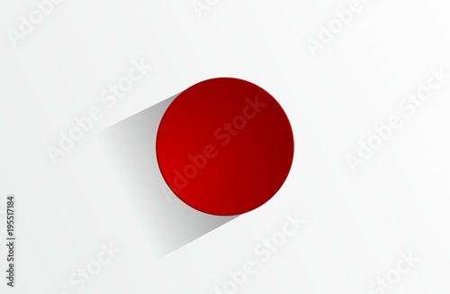 Creative Abstract Flag of Japan Background