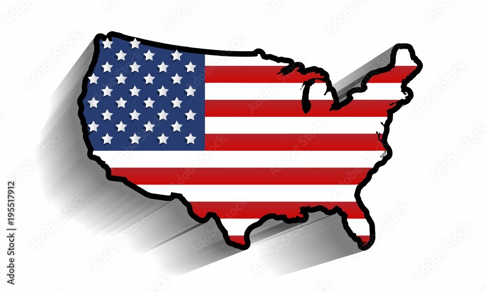Creative Abstract Flag of USA Background Creative Abstract Flag of USA Background
