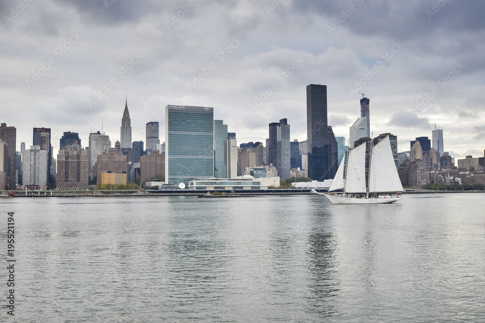 Naklejka premium United Nations Headquarters 