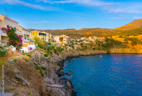 Assos village in Cephalonia Greece