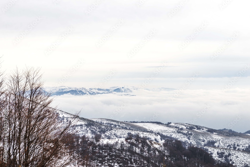 winter mountain landscape winter mountain landscape