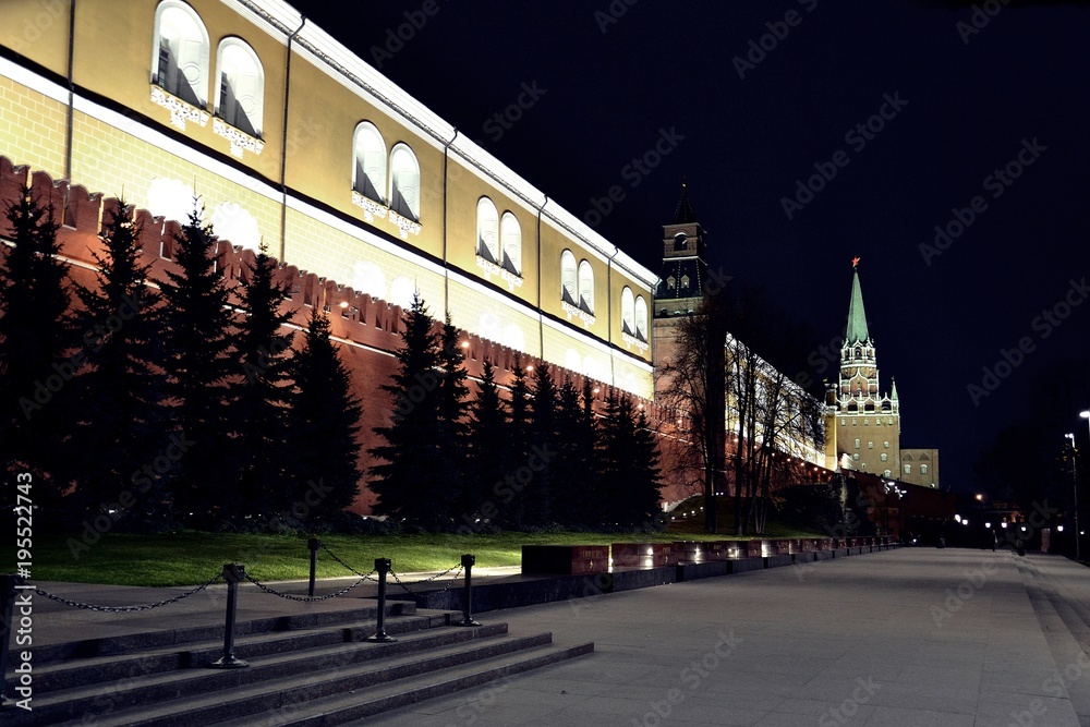 Wall of the Kremlin, Moscow, Russia