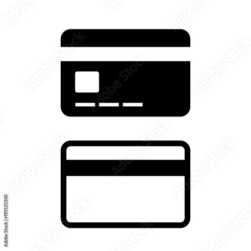 Magnetic stripe card vector icon © Arcady