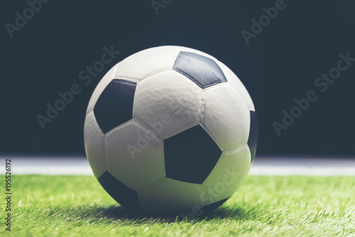 soccer ball on grass © chokniti