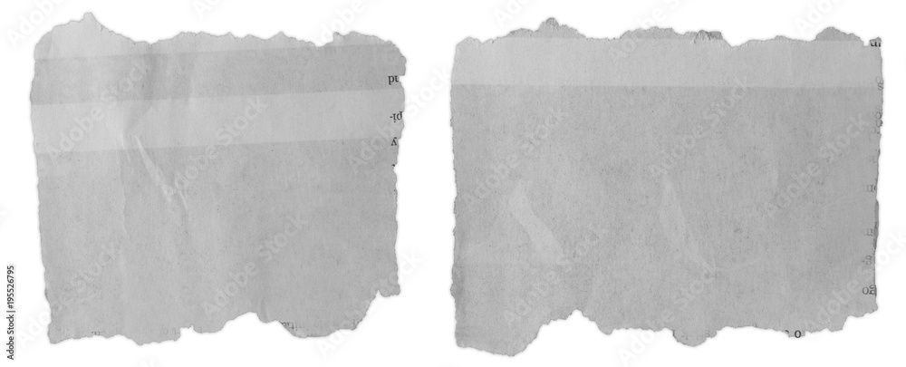 Torn paper pieces Torn paper pieces