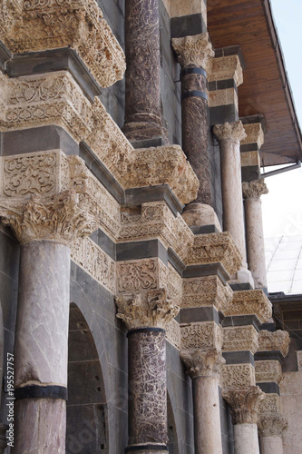 Corinthian columns of the courtyard photo