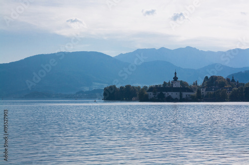 Schloss Ort on Traunsee lake, Gmunden, Austria