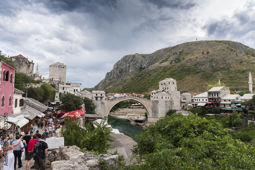 Stari Most 'old bridge' in Mostar photo