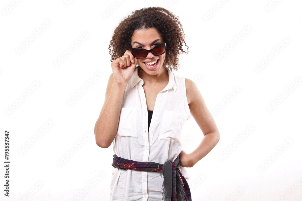 Afro woman Afro woman