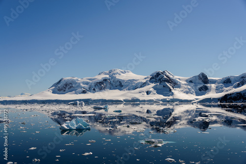 Antarctic seascape with reflection © Alexey Seafarer