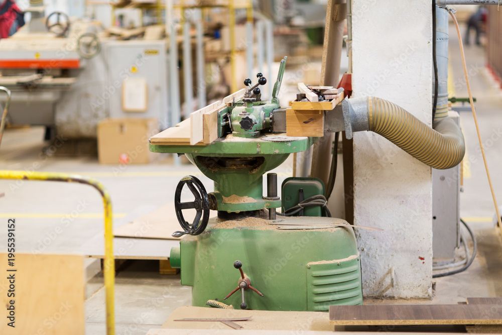 old woodworking machine at workshop old woodworking machine at workshop