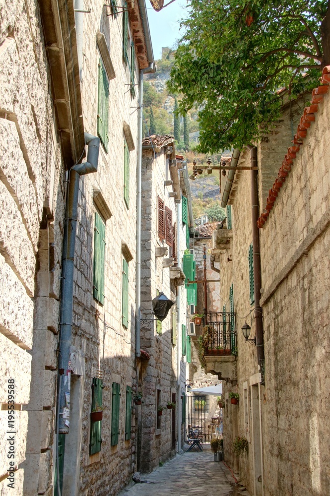 Les bouches de Kotor et la vieille ville