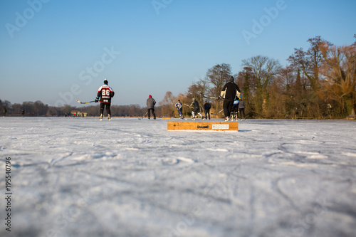 Photography Eishockey in Potsdam vor marmorpalais