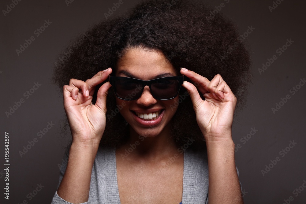 Afro woman Afro woman
